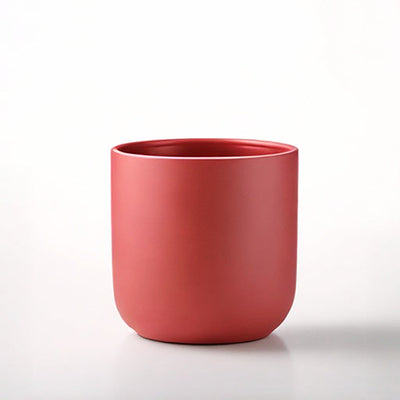 Red Ceramic Pot