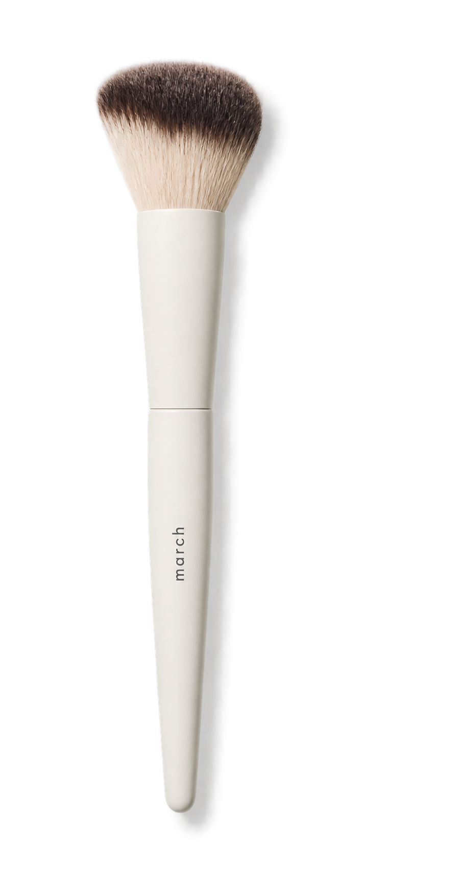 Angled cheek brush