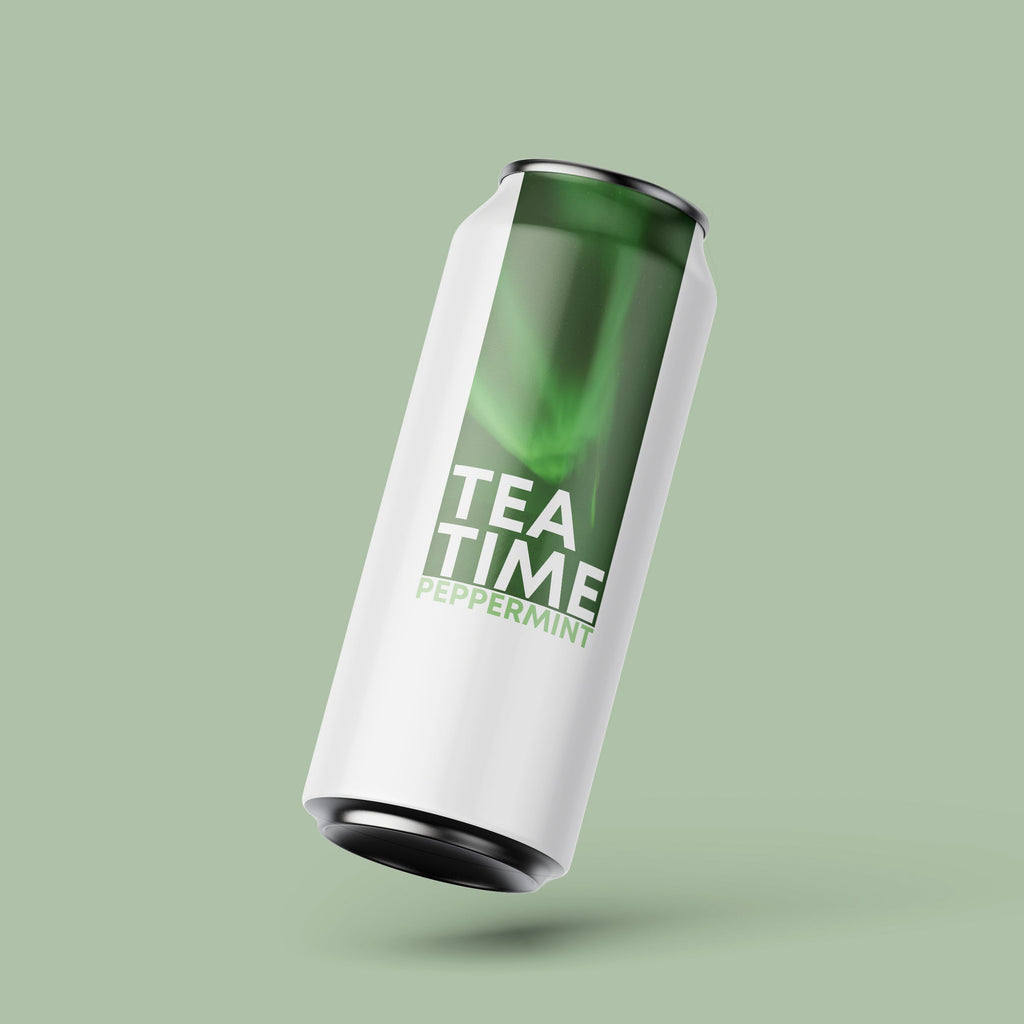 Thé glacé à la menthe poivrée