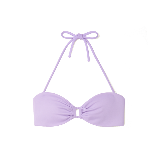 Bikini halter neck top violet